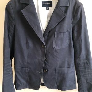 Banana republic navy blazer